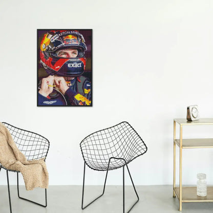 Diamond Painting Max Verstappen Portret | Mensen | Volledig Dekkend